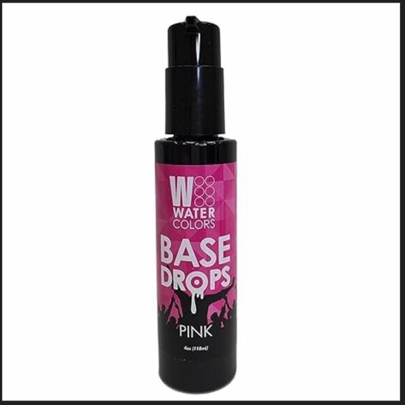 Water Colors Base Drops Pink in 4 oz Bottle - Picture 1 of 1